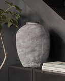 Betono spalvos akmens masės vaza Rustik XL 2 Betono spalvos akmens masės vaza Rustik XL 2