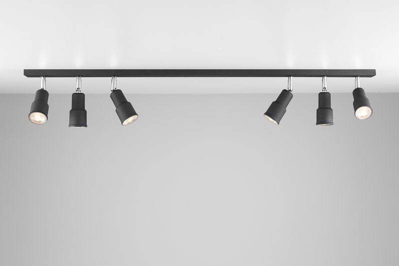 Juodas lubinis šviestuvas Aspo black side1 Juodas lubinis šviestuvas Aspo black side1