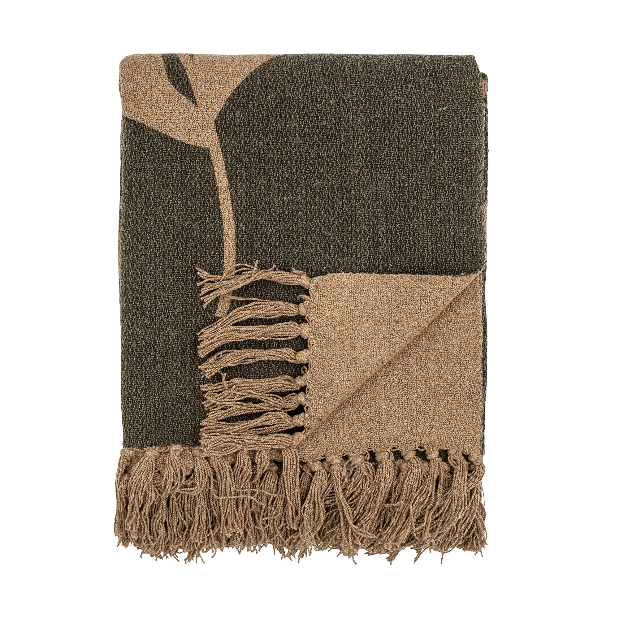 Green cotton blanket Geneva Green cotton blanket Geneva