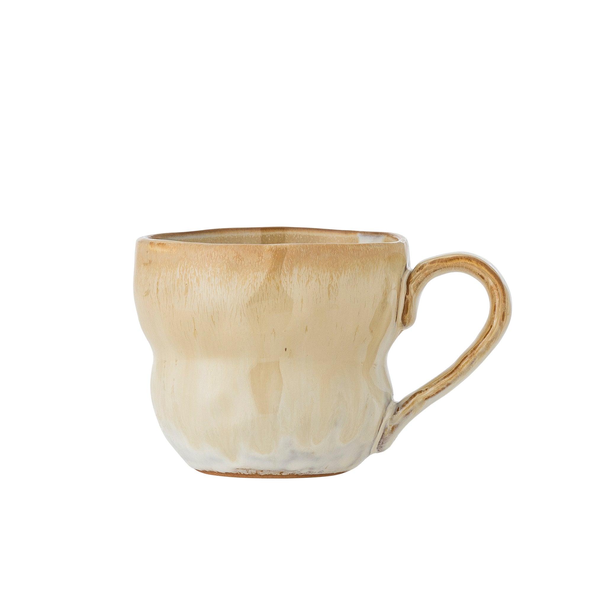 Cream-colored clay mug Nara Blue Cream-colored clay mug Nara Blue
