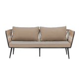 Lauko sofa Pavone Black Beige 3 Lauko sofa Pavone Black Beige 3