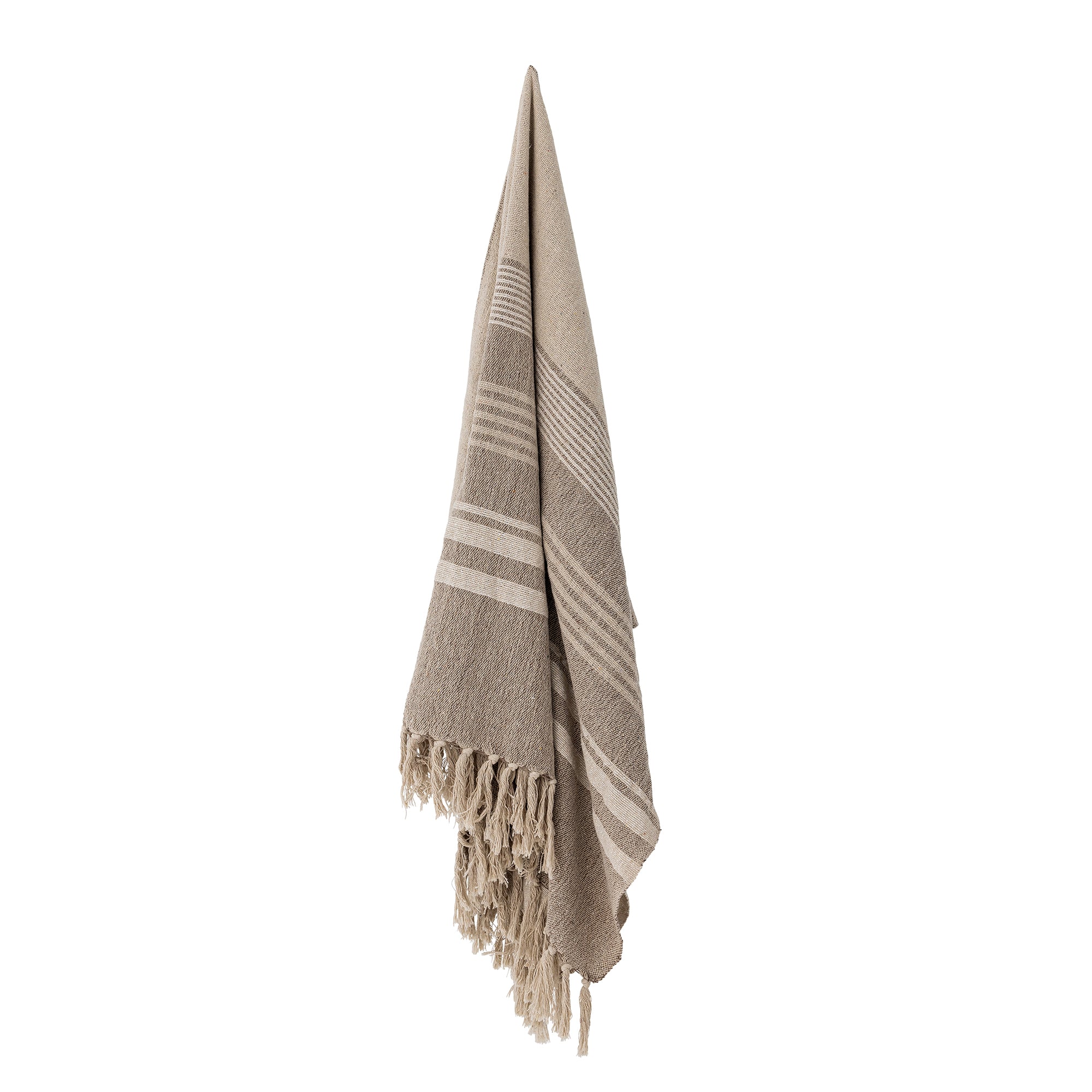 Rudas medvilninis pledas Lugo Brown 2 Rudas medvilninis pledas Lugo Brown 2