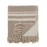Rudas medvilninis pledas Lugo Brown 1 Rudas medvilninis pledas Lugo Brown 1