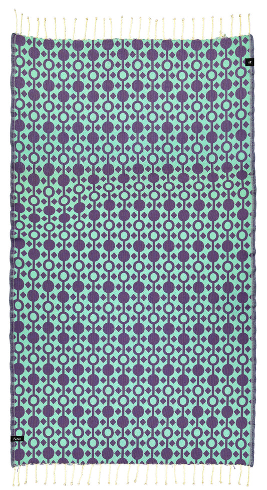Spalvingas paplūdimio rankšluostis Amazonica Purple 1
