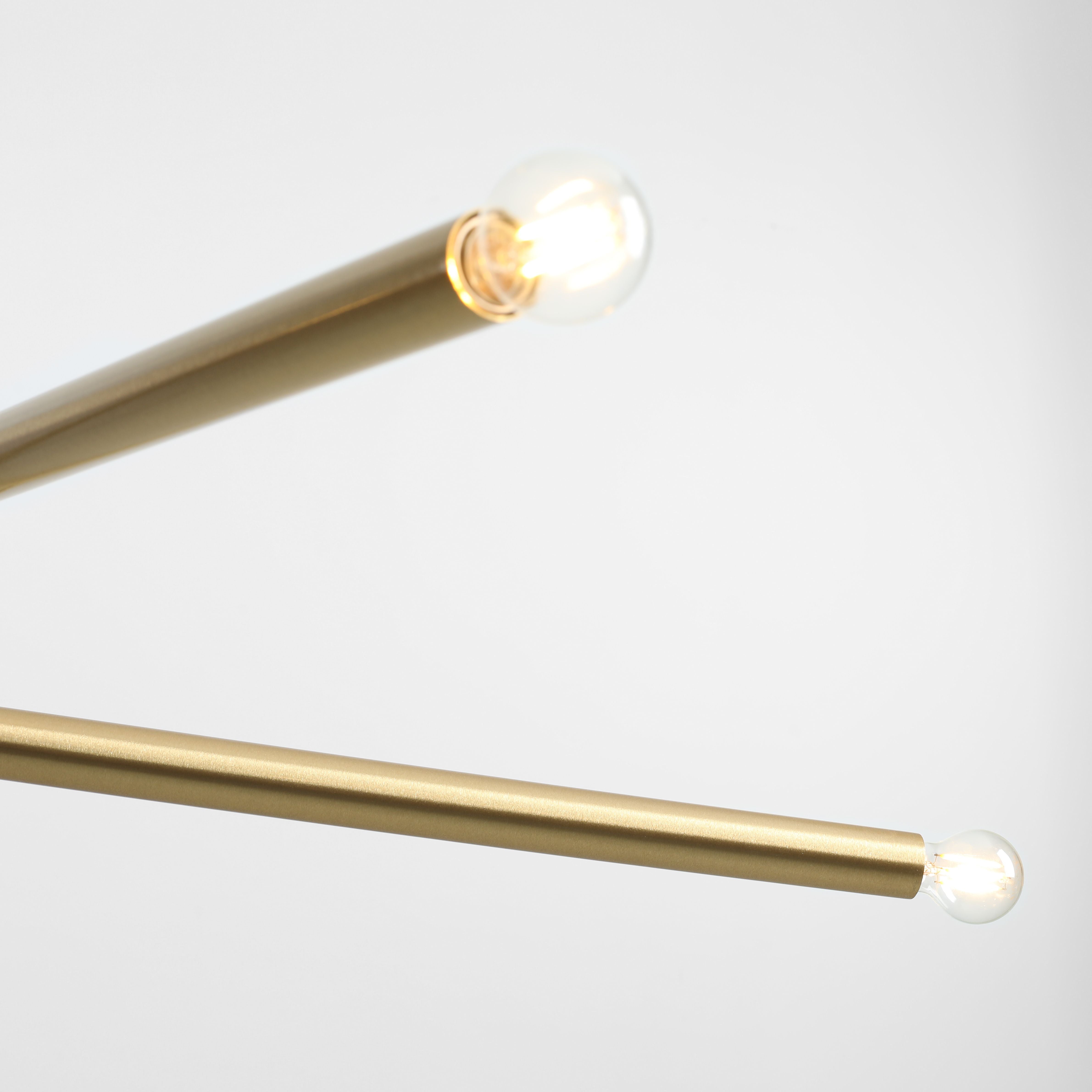 Gold-colored hanging lamp Tubo Gold-colored hanging lamp Tubo
