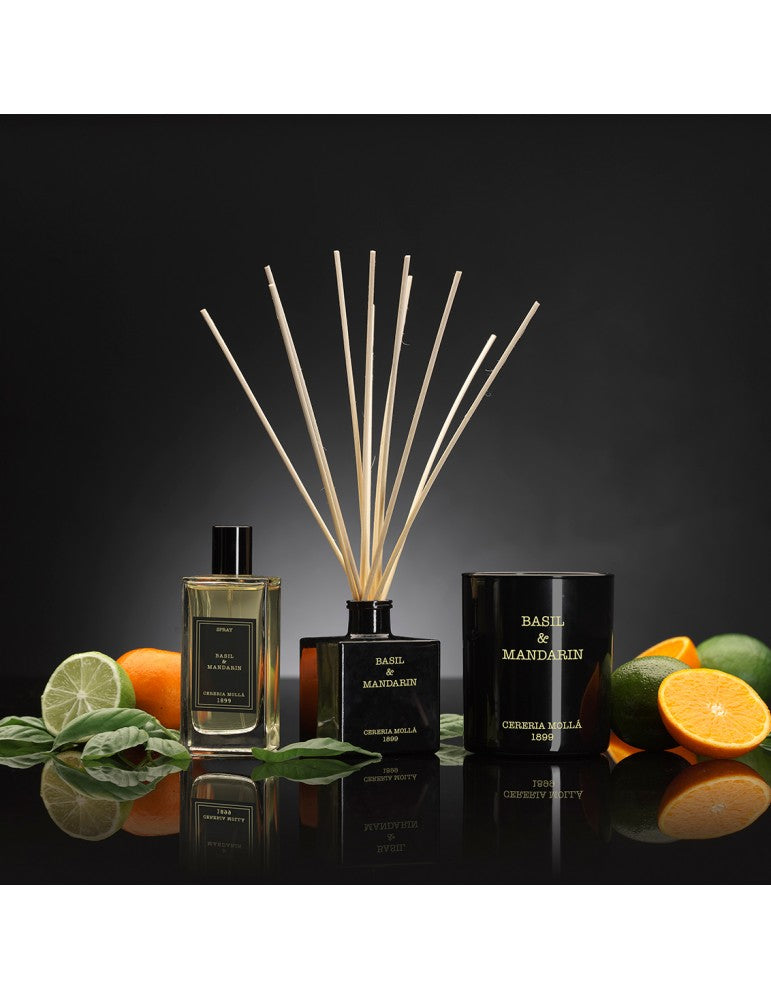 CERERIA MOLLA namų kvapas su lazdelėmis „Basil & Mandarin“ 100 ml. 2 CERERIA MOLLA namų kvapas su lazdelėmis „Basil & Mandarin“ 100 ml. 2
