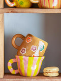 Brown colorful mug Addy Brown colorful mug Addy