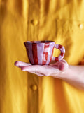 Burgundy mug Nini Rose Burgundy mug Nini Rose