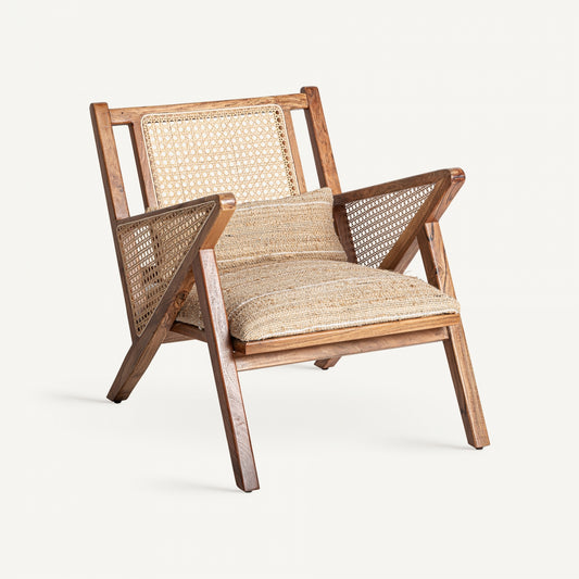 Rattan lounge chair Hickory