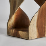 Medinis šonininis staliukas Maun