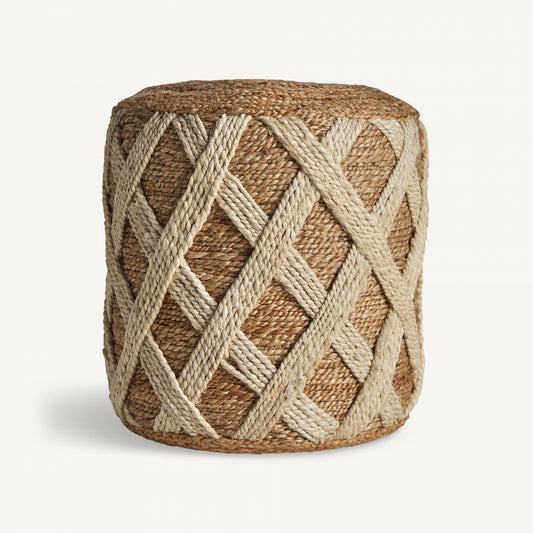 Wicker Pouf Elgin