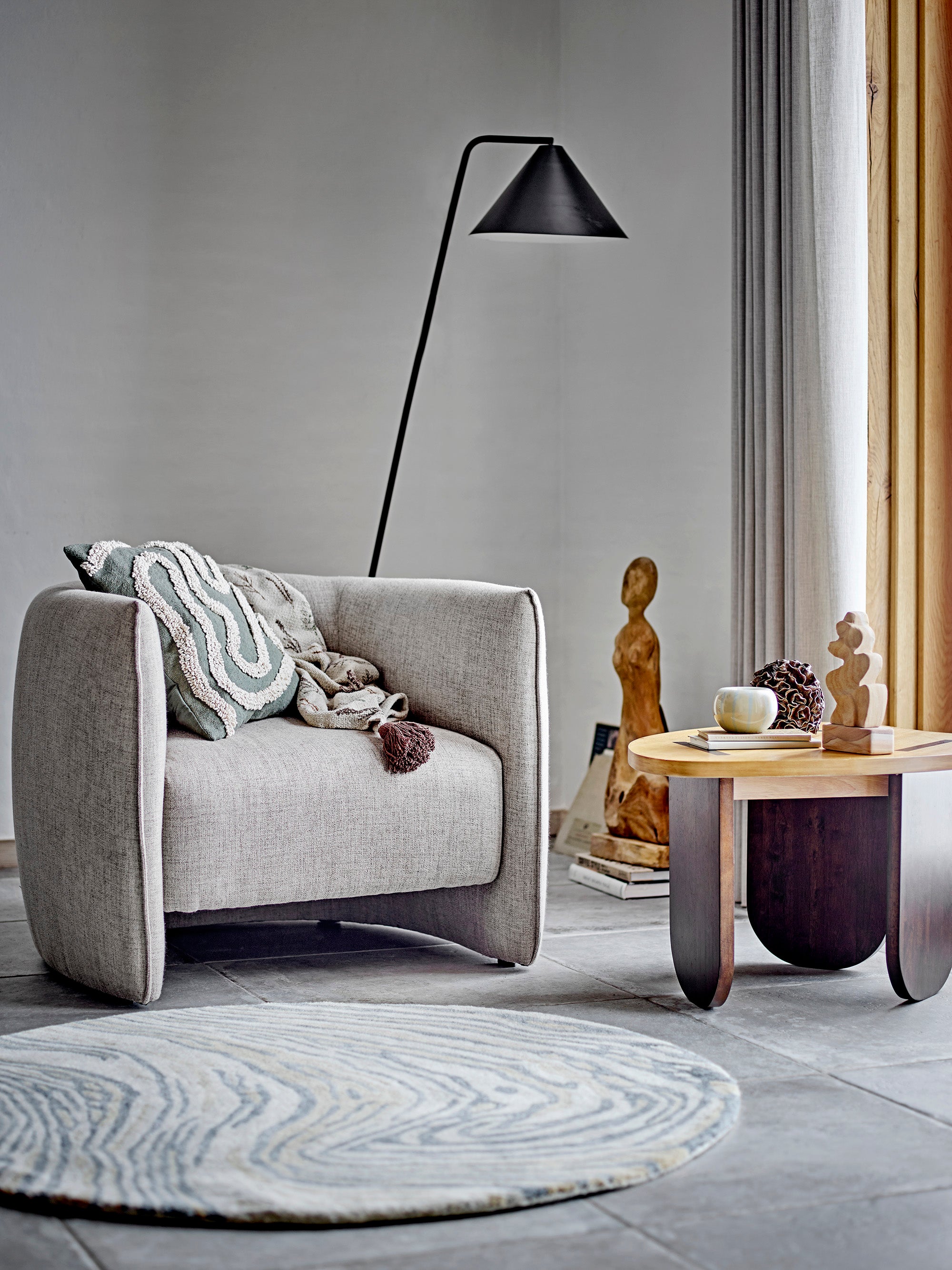 Šviesus fotelis Bacio 8