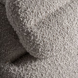 Rudos ąžuolo medienos ir smėlio spalvos sėdimasis krėslas Jacquard solo 5