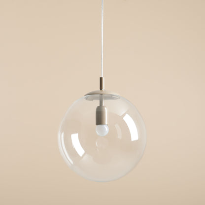 Hanging lamp Globe Beige 