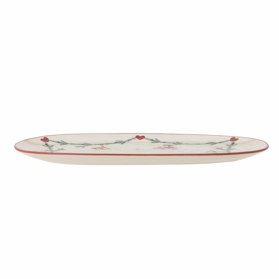 Yule serving plate