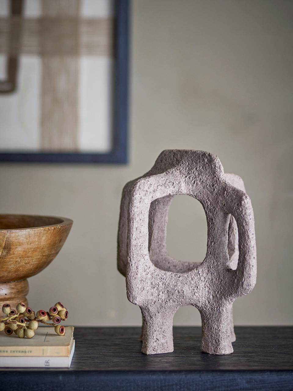 Kreminė dekoracinė statulėlė Ombra2