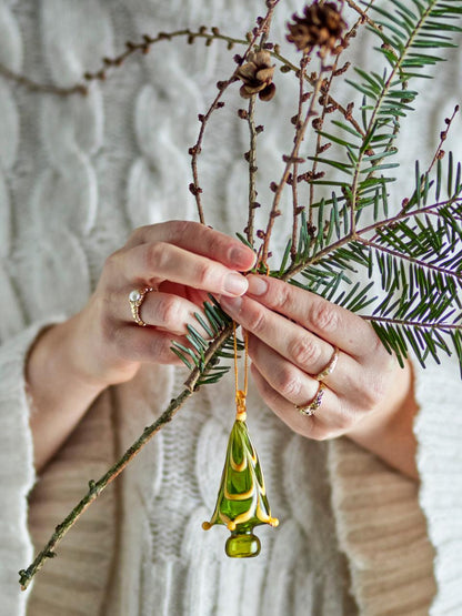 Glass Christmas tree toy Cherlyn