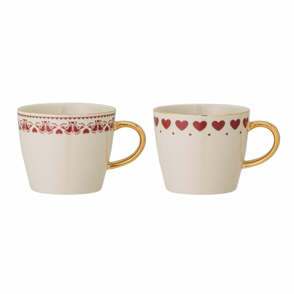 Ceramic Christmas mugs Jolly