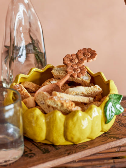 Earthenware bowl in Limone