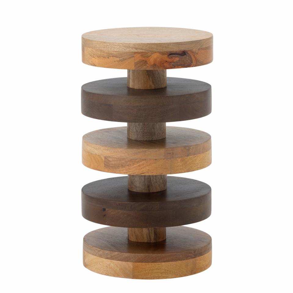 Rudas šoninis staliukas Franka 1