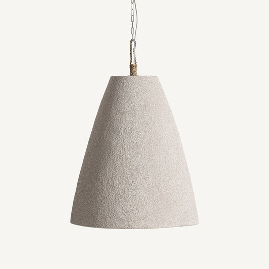 Pakabinamas šviestuvas smėlio spalvos iš suar medienos Madera