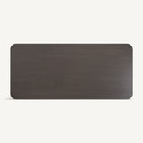 Ažuolinis juodos spalvos valgomojo stalas  Yvore 3