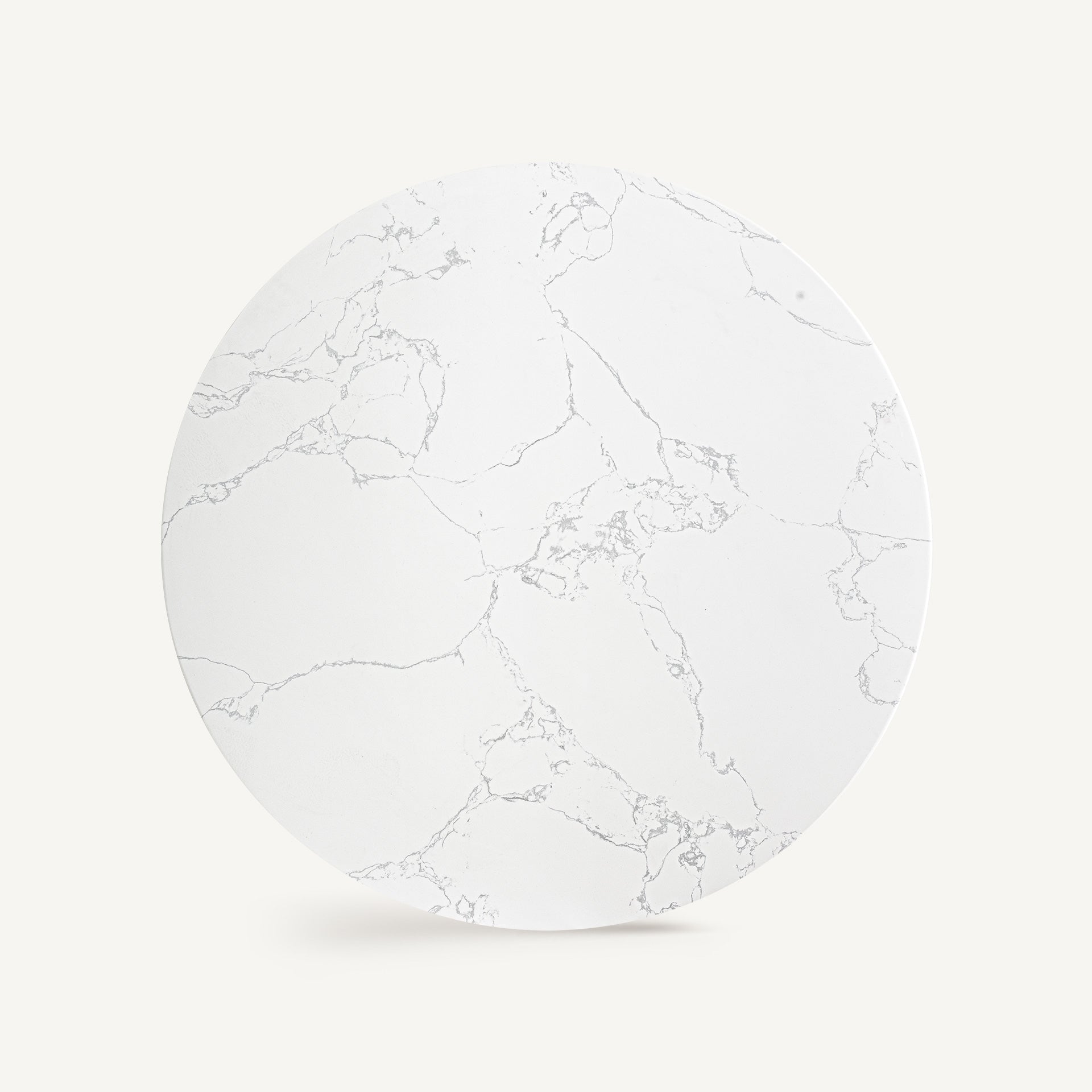 Baltas akmens masės kavos staliukas Vonnas 5