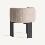 Modernaus dizaino minkšta valgomojo kėdė Cluny