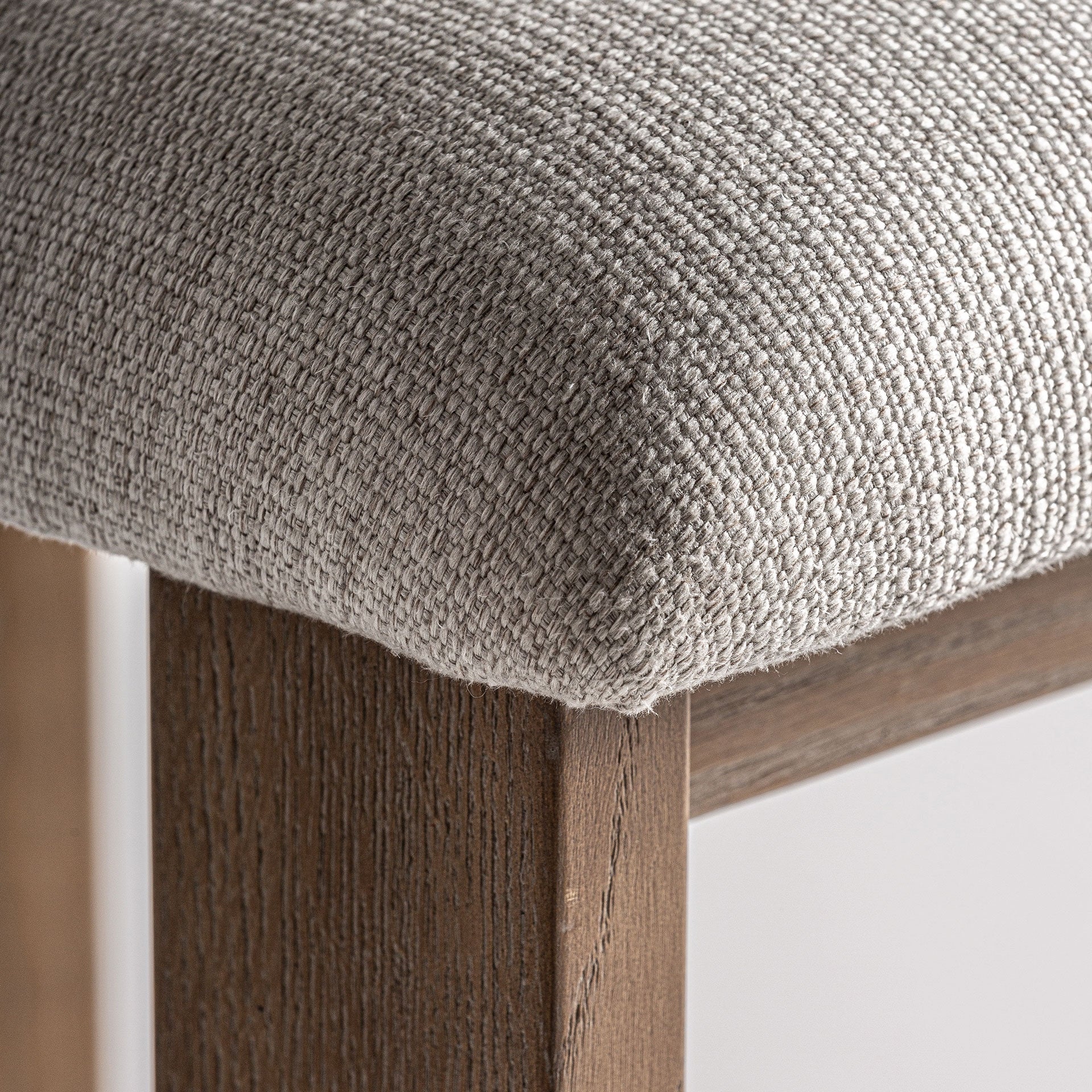 Moderni minkšta valgomojo kėdė iš uosio medienos Evje 5