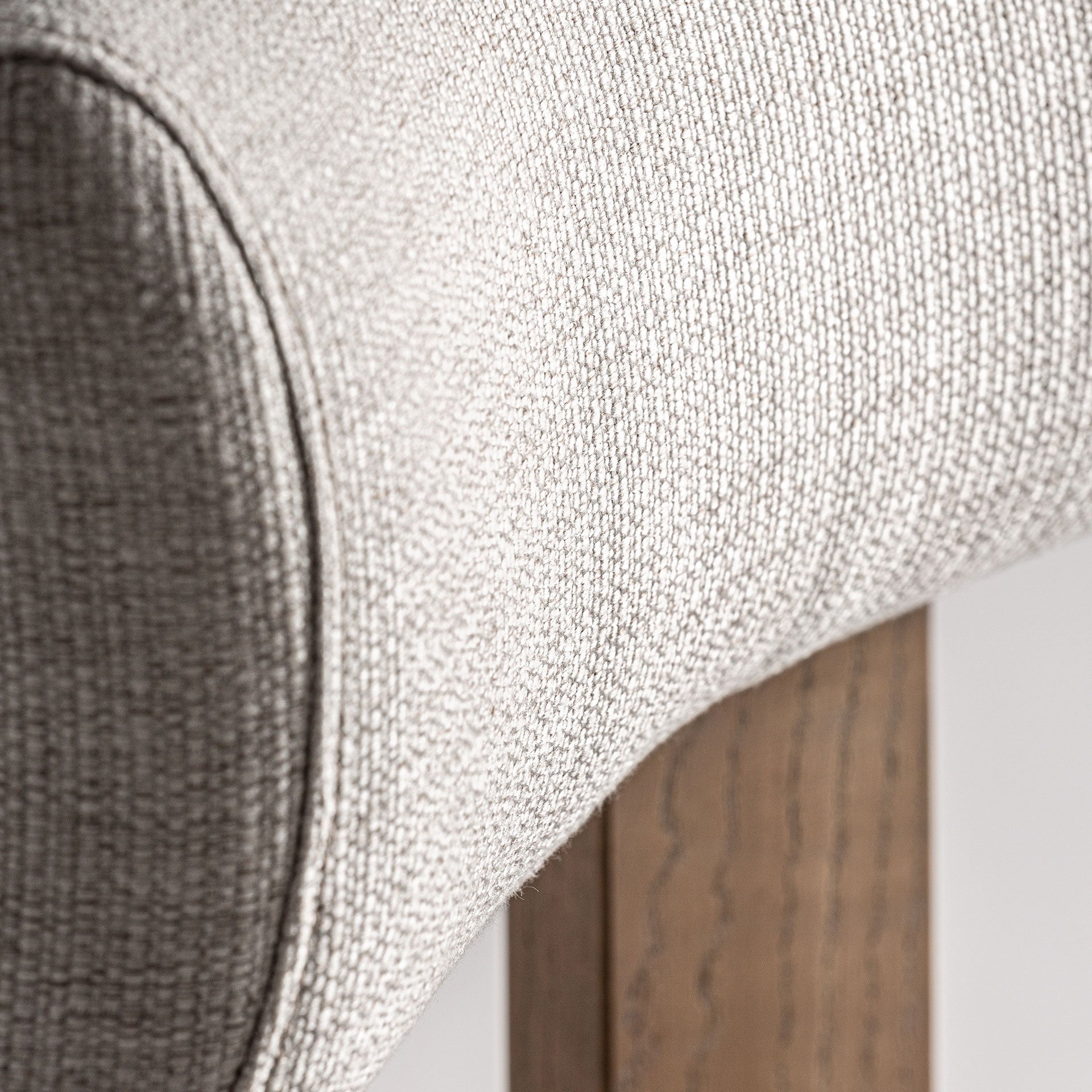 Moderni minkšta valgomojo kėdė iš uosio medienos Evje 7