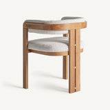 Ąžuolinė minkšta valgomojo kėdė Sedzere 4