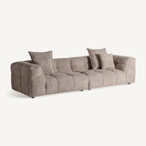 Neutralių tonų modernaus dizaino sofa Barlin