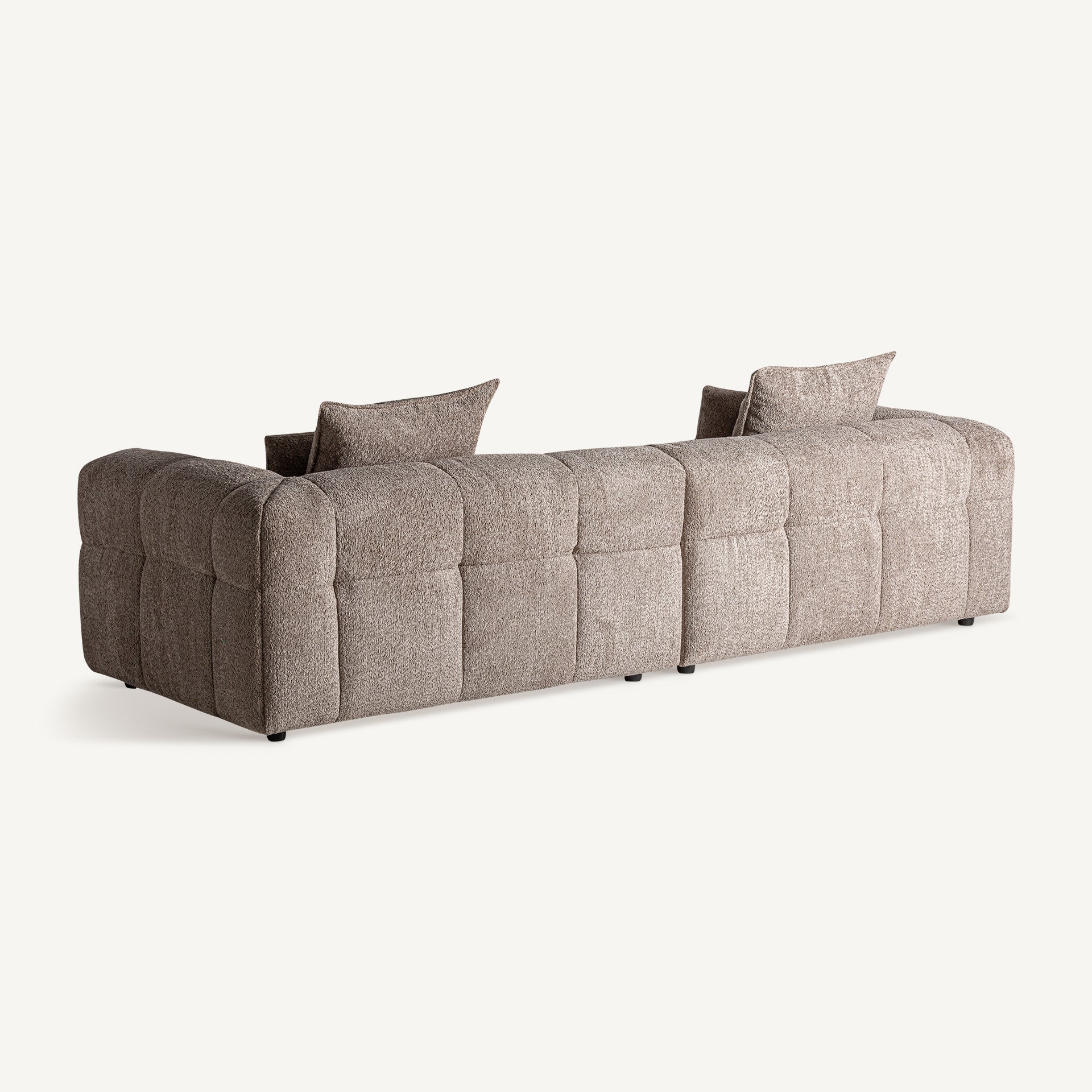 Neutralių tonų modernaus dizaino sofa Barlin