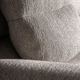 Rudos ąžuolo medienos ir smėlio spalvos modernaus dizaino sofa Jacquard Long 6