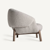Šviesios ąžuolo medienos ir smėlio spalvos modernaus dizaino sofa Jacquard 3
