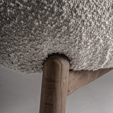 Šviesios ąžuolo medienos ir smėlio spalvos modernaus dizaino sofa Jacquard 5